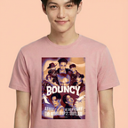 Camiseta ATEEZ Bouncy rosa