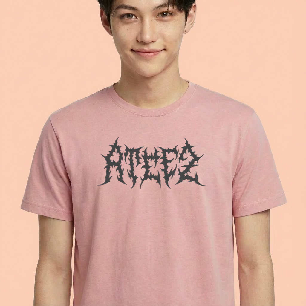 Camiseta camiseta-basica-ateez-electric - Rosa