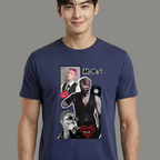 Camiseta ATEEZ Mingi Collab azul