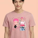 Camiseta ATEEZ Pink Mingi rosa