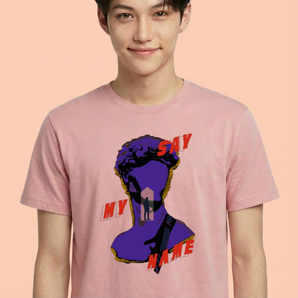 Camiseta ATEEZ Say My Name rosa