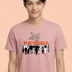 Camiseta ATEEZ The World rosa