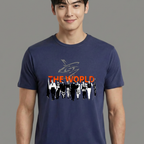 Camiseta ATEEZ The World azul