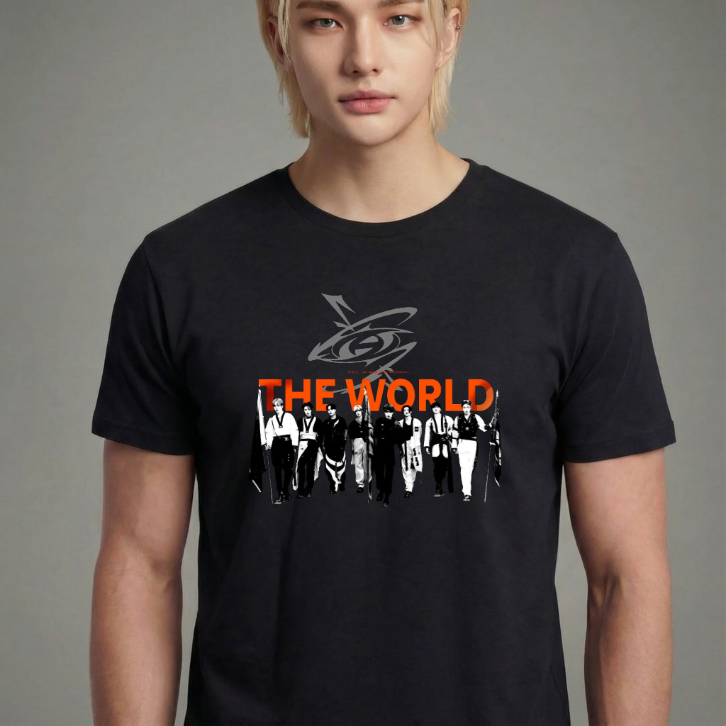 Camiseta ATEEZ The World preta