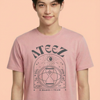 Camiseta ATEEZ Tour rosa