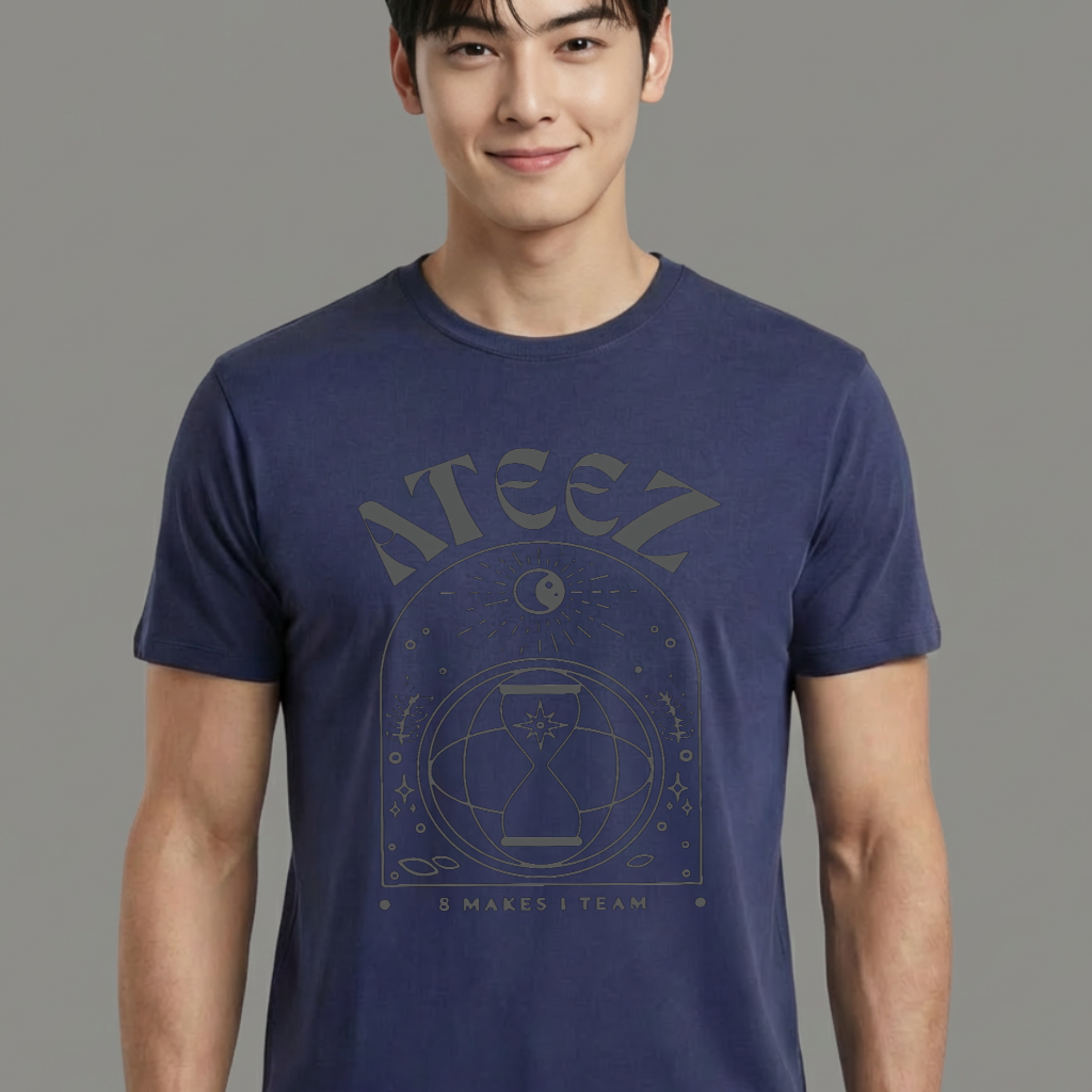 Camiseta ATEEZ Tour azul