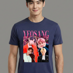 Camiseta ATEEZ Yeosang Graphic azul