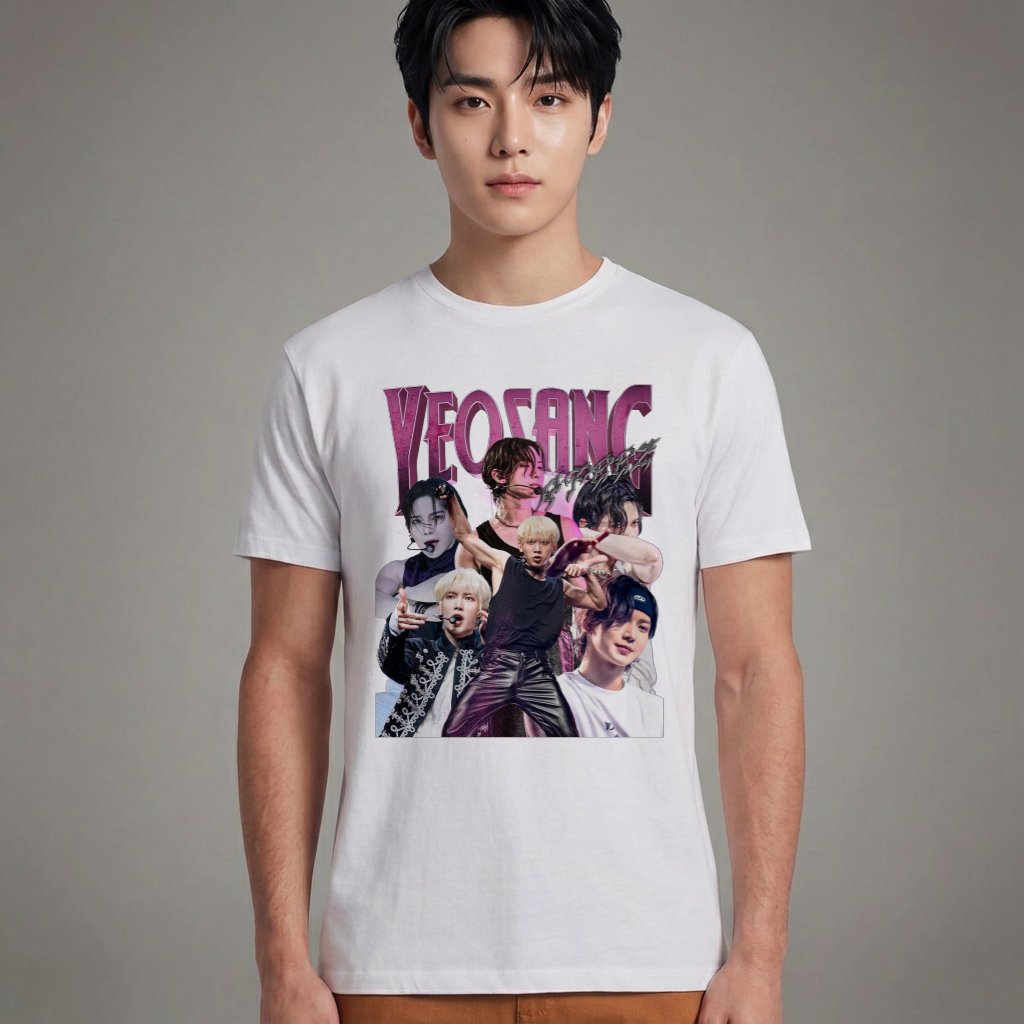 Camiseta ATEEZ Yeosang branca