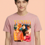 Camiseta ATEEZ Yunho Graphic rosa
