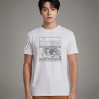 Camiseta ATEEZ Expedition Tour branca