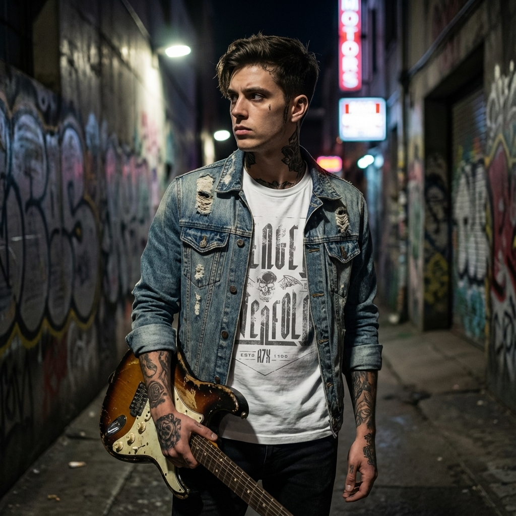 Camiseta Básica Avenged Sevenfold 1999 - Branca