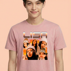 Camiseta BLACKPINK Lisa rosa