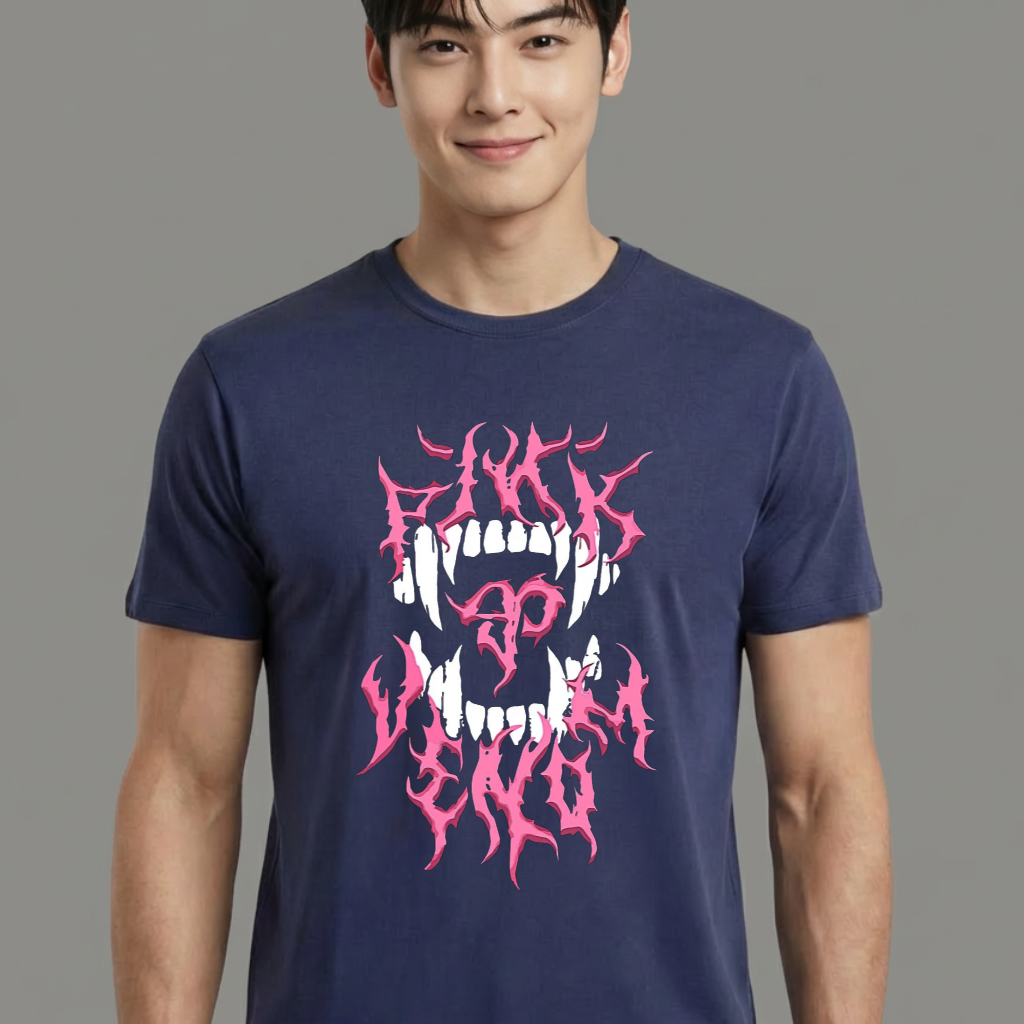 Camiseta BLACKPINK Pink Venom azul