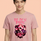 Camiseta BLACKPINK Shield rosa