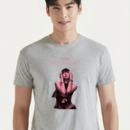 Camiseta BLACKPINK Deadline Lisa cinza