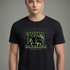 Camiseta BLACKPINK Deadline Poster preta