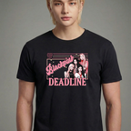 Camiseta BLACKPINK Deadline preta