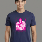 Camiseta BLACKPINK Halftone Pink azul
