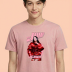 Camiseta BLACKPINK Jump Jennie rosa