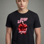 Camiseta BLACKPINK Jump Jennie preta
