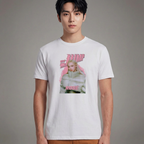Camiseta BLACKPINK Jump Rosé branca