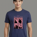 Camiseta BLACKPINK Quadrinho azul