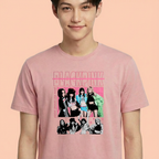 Camiseta BLACKPINK Stars rosa