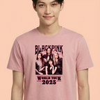Camiseta BLACKPINK World Tour rosa