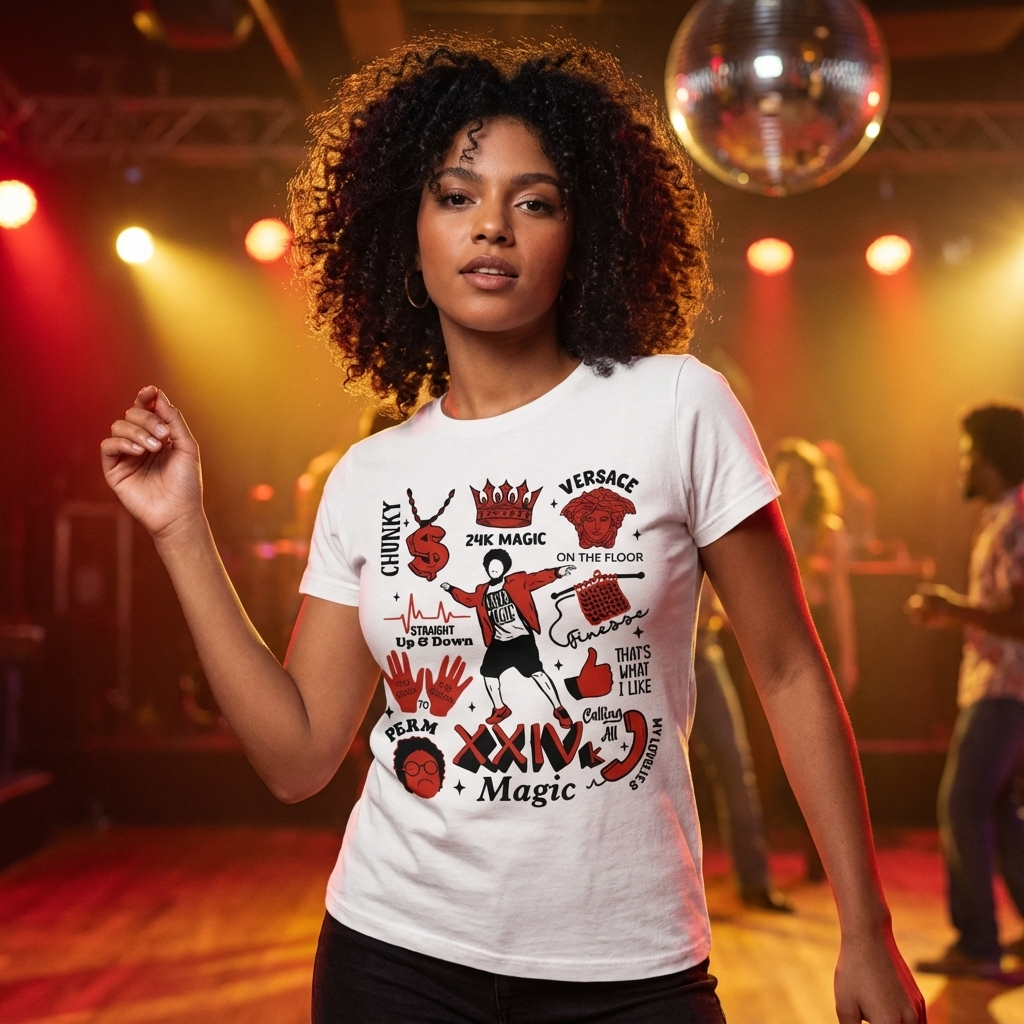 Camiseta Básica Bruno Mars XXIV - Branca