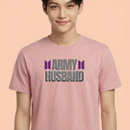 Camiseta BTS Army Husband rosa