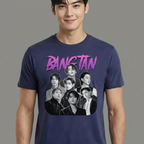 Camiseta BTS Army Vintage azul