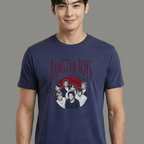 Camiseta BTS Bangtan College azul