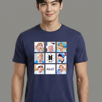Camiseta BTS Collab azul