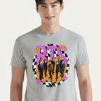 Camiseta BTS Colorfull cinza