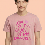 Camiseta BTS Euphoria rosa
