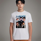 Camiseta BTS J-Hope Graphic branca