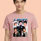 Camiseta BTS J-Hope Graphic rosa