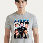 Camiseta BTS J-Hope Graphic cinza