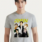 Camiseta BTS Jimin Collab cinza