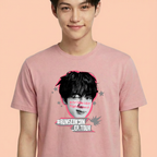 Camiseta BTS Jin #Runseokjin rosa