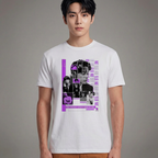 Camiseta BTS Jin Vintage branca