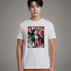 Camiseta BTS Kim Namjoon Graphic branca