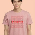 Camiseta BTS Letters RPWPRPWP rosa