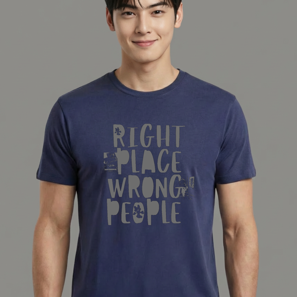 Camiseta camiseta-basica-bts-music-rm - Azul