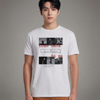 Camiseta BTS RM Collab Music branca