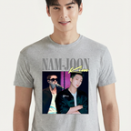 Camiseta BTS RM Digital cinza
