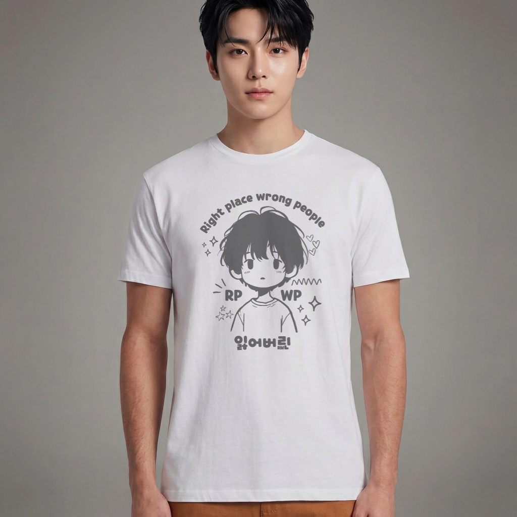 Camiseta Básica BTS RPWP - Branca