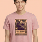 Camiseta BTS Wanted rosa