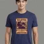 Camiseta BTS Wanted azul