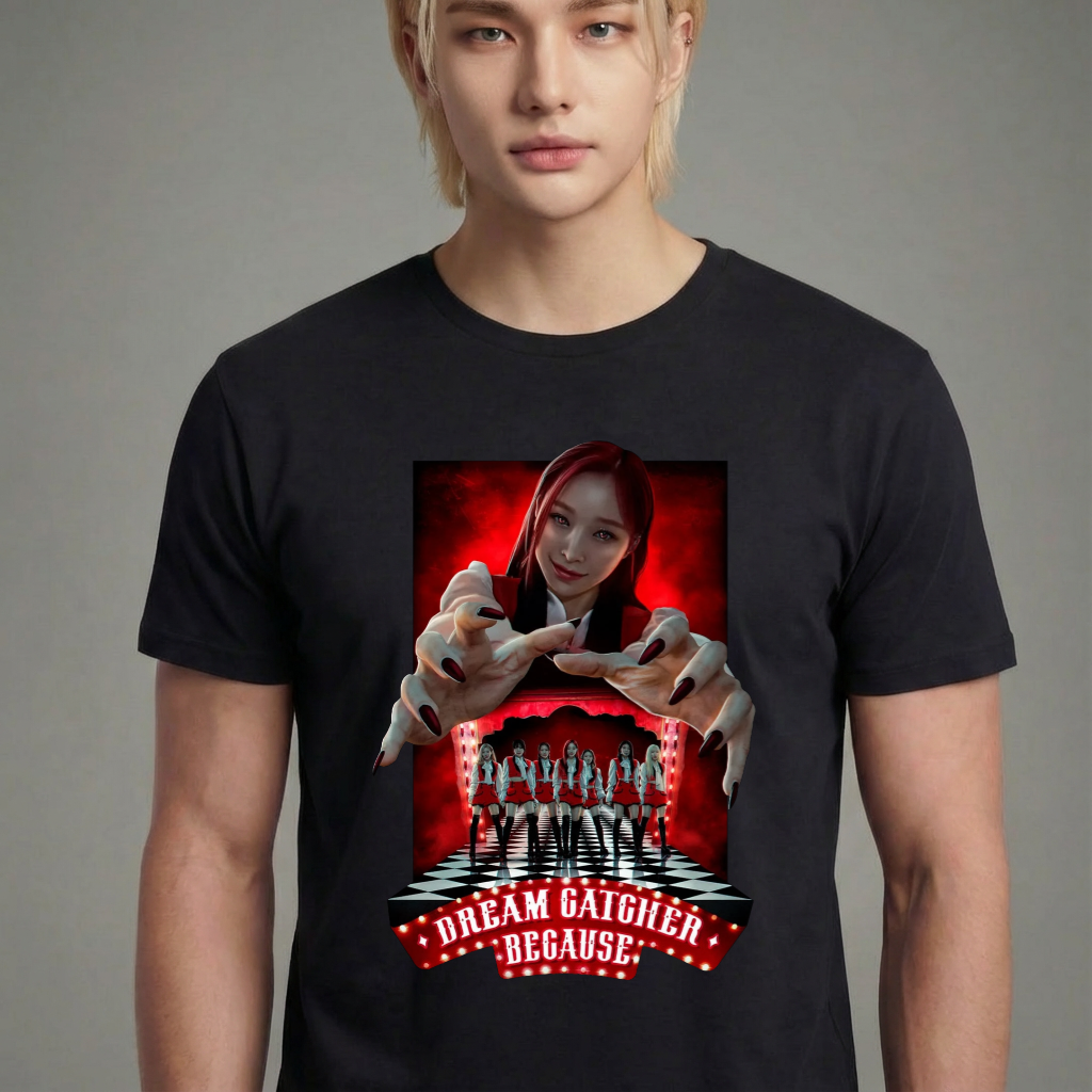 Camiseta Dreamcatcher Because preta